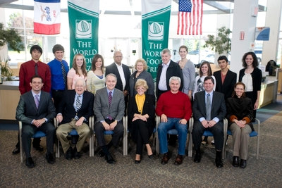EXPERTS: Dr. Mahabub Hosasin, BRAC; Micki Zartman, Ohio State University; Dr. Howarth Bouis, HarvestPlus STUDENTS: Sophia Robison, Cary Academy; Cadi Trask, Cedar Falls HS; Beth Wittry, Kuemper Catholic HS; James Lindgren, Marshalltown HS; Mohammad Mohammadi, Mediapolis HS; Tamara Damjanac, Roseville Area HS; Justin Song, Torrey Pines HS; Olivia Berch, Winterset HS