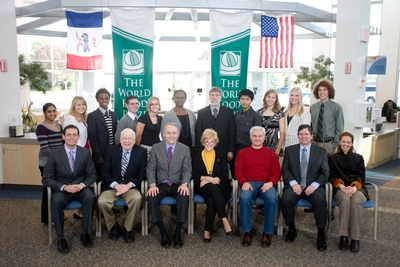 EXPERTS: Dr. Dorothy Masinde, Iowa State University; Dr. Thomas Hagen, Pioneer Hi-Bred STUDENTS: Zhe Sun, Charter School of Wilmington; Arturo Gallegos Arana, Colegio Williams; Lazarus Lynch, Food and Finance HS; John Mettler, John F. Kennedy HS; Sarah Brandsen, Pella Christian HS; Kady Groen, Spencer HS; Andrea Brogan, Switzerland County HS; Megha Manjunath, Waukee HS; Madison Adams, West Fork HS