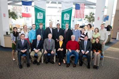 EXPERTS: Rolf Derpsch, GTZ; Dr. Zeyaur Khan, ICIPE-African Insect Science for Food and Healt; Dr. David Acker, Iowa State University STUDENTS: Bronc Dykstra, Crestwood HS; Kalyn Stephens, Fort Davis HS; Ian Pierson, Hoover HS; Keo Corak, Leesville Road HS; Kim Shiu, Regina HS; Logan Brown, Ridgemont HS; Luke Austing, Roseville Area HS; Elisabeth Wilson, Roseville Area HS; Mason Todd, Sioux Central HS