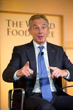 View Image 'Fmr. PM Tony Blair speaking...'