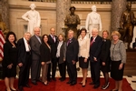 View Image 'Iowa&#39;s Borlaug Statue Committee with...'