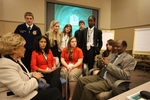 View Image 'GYI participants speak with 2010...'
