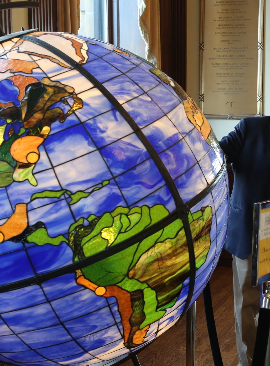 hall of laureate globe