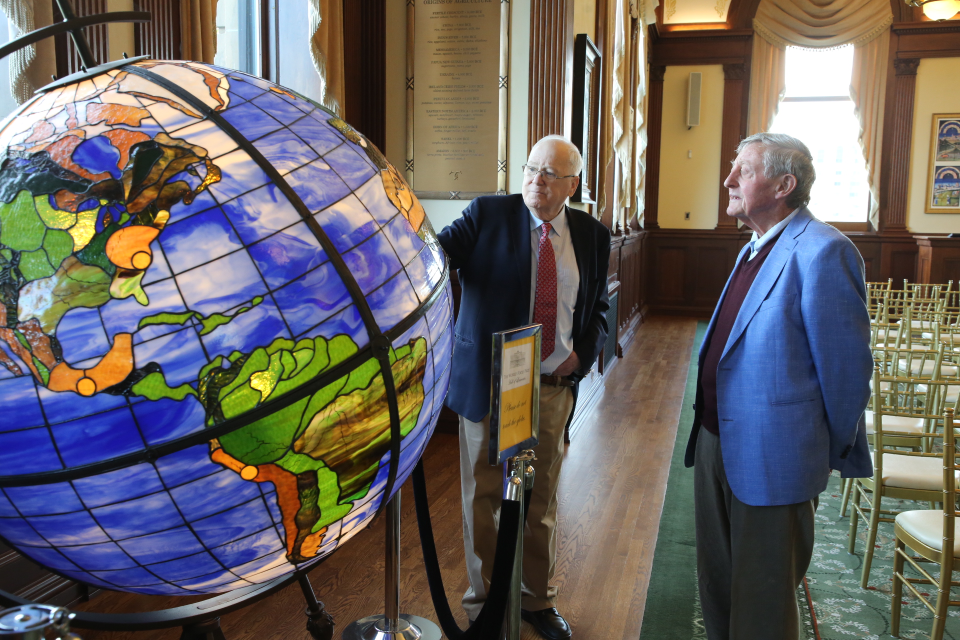 hall of laureate globe